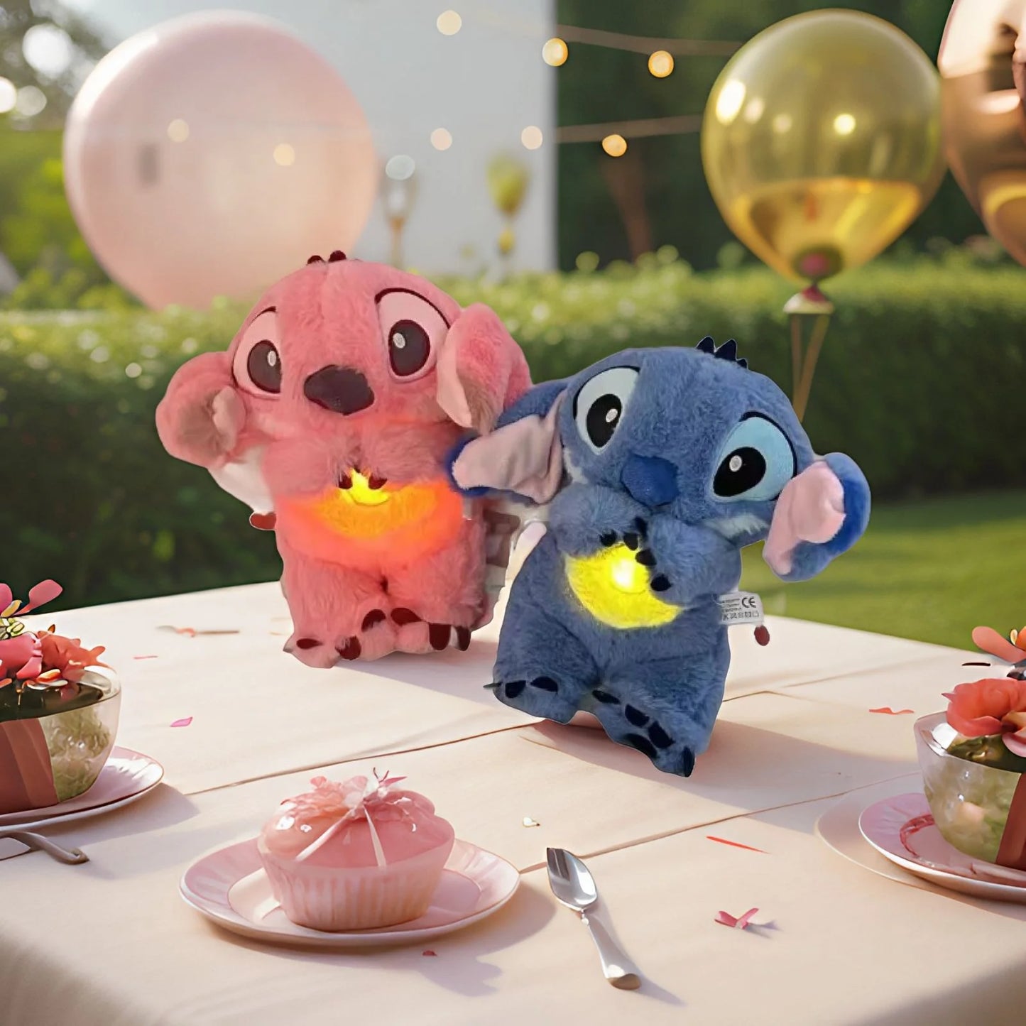 SEILN – Peluche Stitch Apaisante avec Lumière & Musique